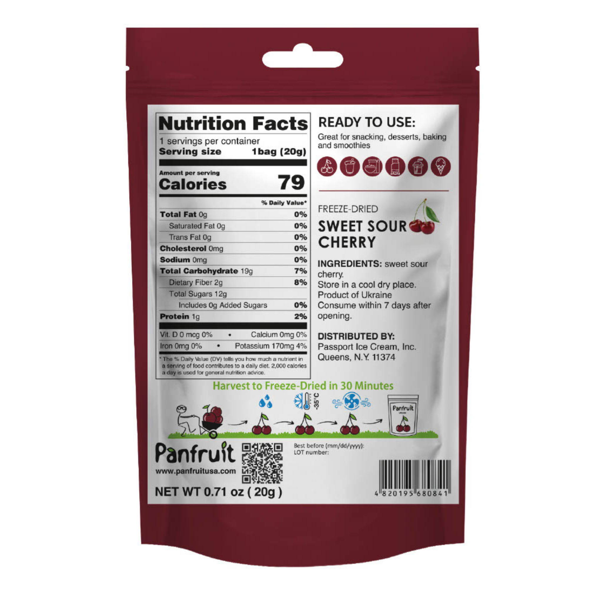 Sweet Sour Cherry – Freeze Dried (4 Pack)