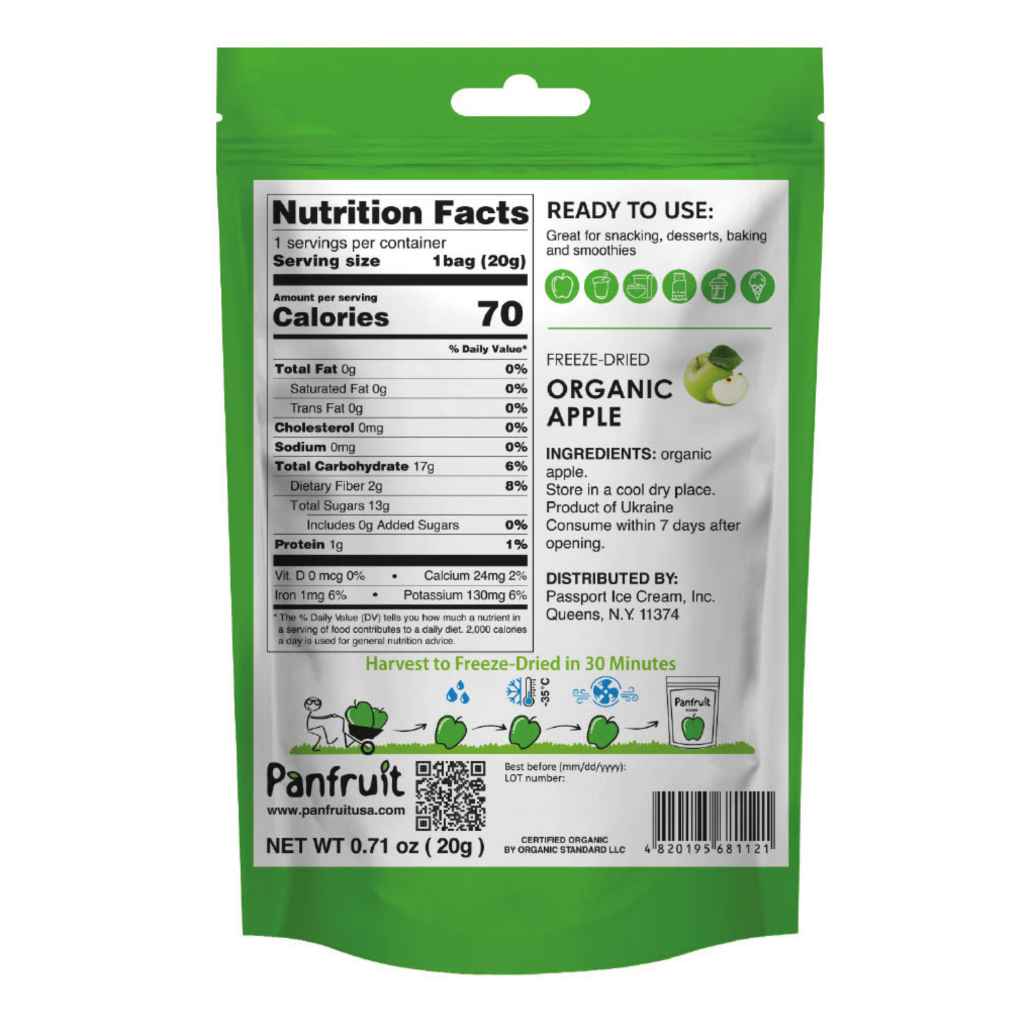 Organic Apple – Freeze Dried (4 Pack)