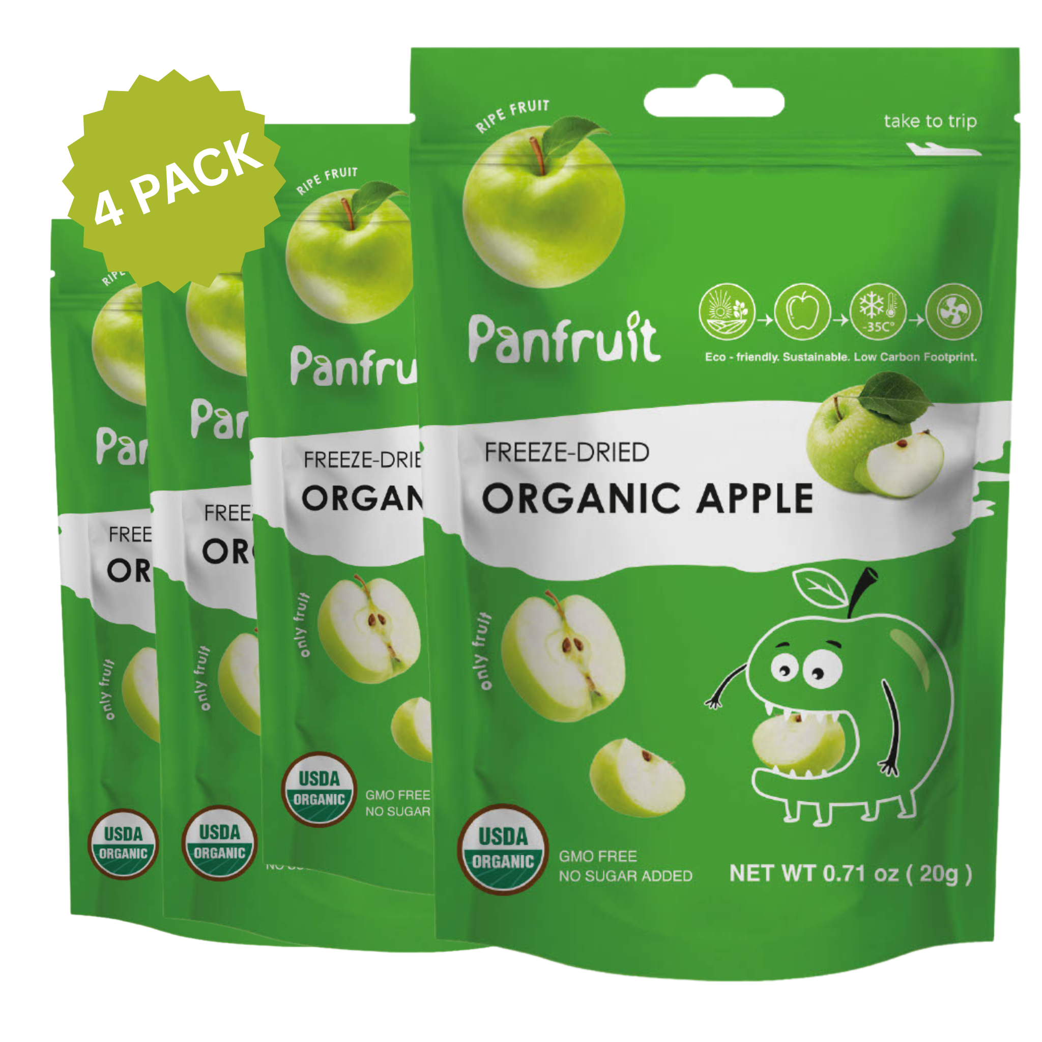Organic Apple – Freeze Dried (4 Pack)