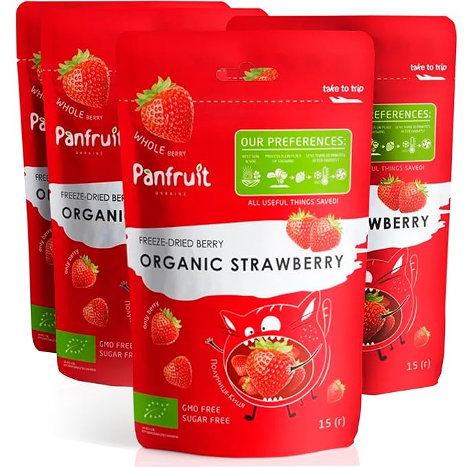 Organic Freeze-Dried Strawberry (4 Pack)